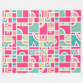 Couverture Polaire Motif Abstrait 170715 (Devant (Horizontal))