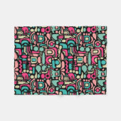 Couverture Polaire Motif Abstrait 210515 (Devant (Horizontal))