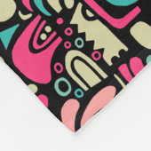 Couverture Polaire Motif Abstrait 210515 (Coin)