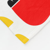 Couverture Polaire Motif Abstrait 280515 (Coin)