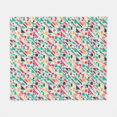 Couverture Polaire Motif abstrait 3 (Devant (Horizontal))