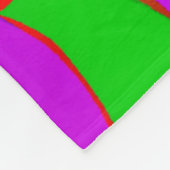 Couverture Polaire Motif Abstrait aléatoire (Coin)