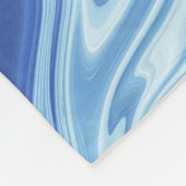 Couverture Polaire Motif abstrait aquarelle (Coin)