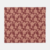 Couverture Polaire Motif Abstrait Brown à la boue (Devant (Horizontal))