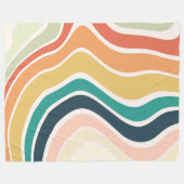 Couverture Polaire Motif Abstrait coloré (Devant (Horizontal))