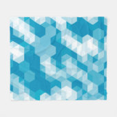 Couverture Polaire motif Abstrait de formes géométriques arrière-plan (Devant (Horizontal))