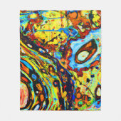 Couverture Polaire Motif Abstrait exceptionnel (Devant)