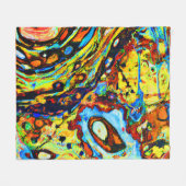 Couverture Polaire Motif Abstrait exceptionnel (Devant (Horizontal))