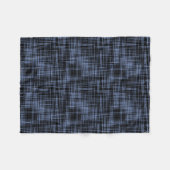 Couverture Polaire Motif Abstrait gris noir (Devant (Horizontal))