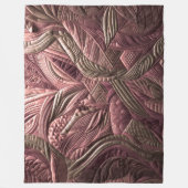 Couverture Polaire Motif abstrait matelassé (Devant)