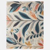 Couverture Polaire Motif abstrait matelassé (Devant)