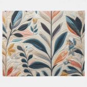 Couverture Polaire Motif abstrait matelassé (Devant (Horizontal))