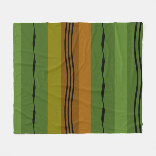 Couverture Polaire motif abstrait moderne (Devant (Horizontal))