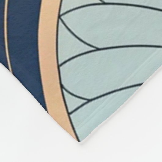 Couverture Polaire Motif abstrait moderne sophistiqué sans couture (Coin)