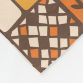Couverture Polaire motif Abstrait sans couture avec éléments géométri (Coin)