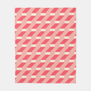 Couverture Polaire Motif Abstrait sans couture dans les couleurs rétr