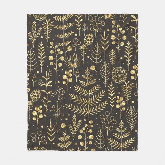 Couverture Polaire Motif Abstrait sans soudure. Rangeur créatif vinta (Devant)