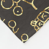 Couverture Polaire Motif Abstrait sans soudure. Rangeur créatif vinta (Coin)