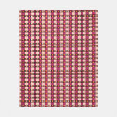 Couverture Polaire Motif Abstrait Unique (Devant)