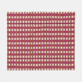 Couverture Polaire Motif Abstrait Unique (Devant (Horizontal))
