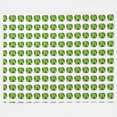 Couverture Polaire Motif Abstrait vert (Devant (Horizontal))