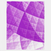Couverture Polaire Motif abstrait violet (Devant)