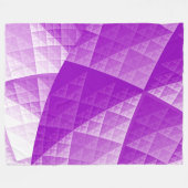 Couverture Polaire Motif abstrait violet (Devant (Horizontal))
