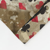 Couverture Polaire Motif affligé d'Alice du pays des merveilles (Coin)