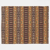 Couverture Polaire Motif africain (Devant (Horizontal))