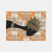Couverture Polaire Motif afrocentrique Abstrait (Devant (Horizontal))