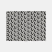 Couverture Polaire Motif allemand de silhouettes d'indicateur aux (Devant (Horizontal))