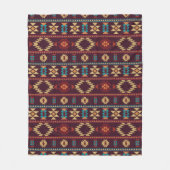 Couverture Polaire Motif amérindien (Devant)