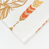 Couverture Polaire Motif amérindien (Coin)
