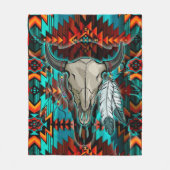 Couverture Polaire Motif amérindien 04 (Devant)