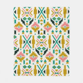 Couverture Polaire Motif amérindien coloré (Devant)