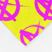 Couverture Polaire Motif anarchique (Coin)