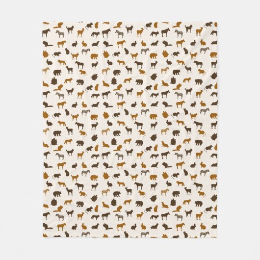 Couverture Polaire Motif animal 1 (Devant)