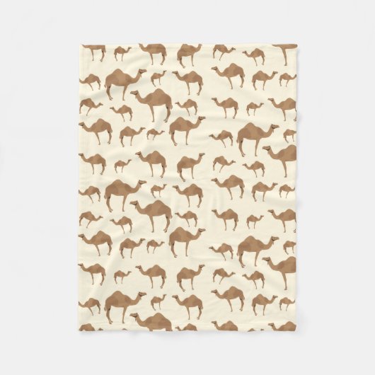 Couverture Polaire Motif animal chameau (Devant)