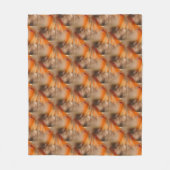 Couverture Polaire Motif animal chat de Siamese (Devant)