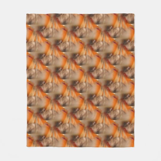 Couverture Polaire Motif animal chat de Siamese (Devant)
