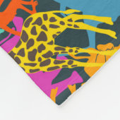 Couverture Polaire Motif animal de silhouettes (Coin)