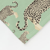 Couverture Polaire Motif animal Jungle Jaguar (Coin)