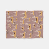 Couverture Polaire Motif animal sauvage d'Antelope (Devant (Horizontal))