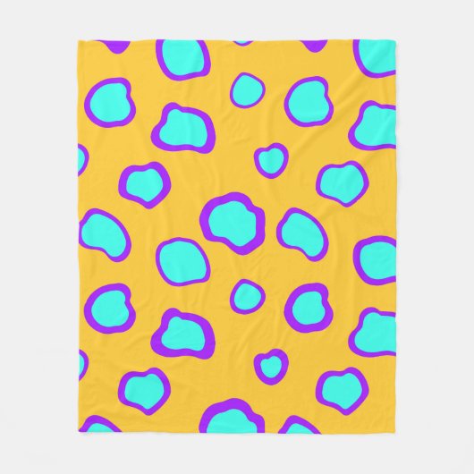 Couverture Polaire Motif animal sauvage de mouton (Devant)