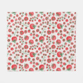 Couverture Polaire Motif aquarelle de tomates (Devant (Horizontal))