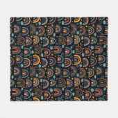 Couverture Polaire Motif arc-en-ciel coloré (Devant (Horizontal))