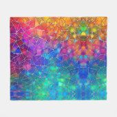 Couverture Polaire Motif arc-en-ciel en verre tendu (Devant (Horizontal))