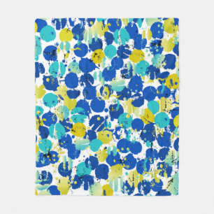 Couverture Polaire motif arrière - plan abstrait transparent, avec s