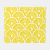 Couverture Polaire Motif Arrière - plan de pâte orange vibrant (Devant (Horizontal))