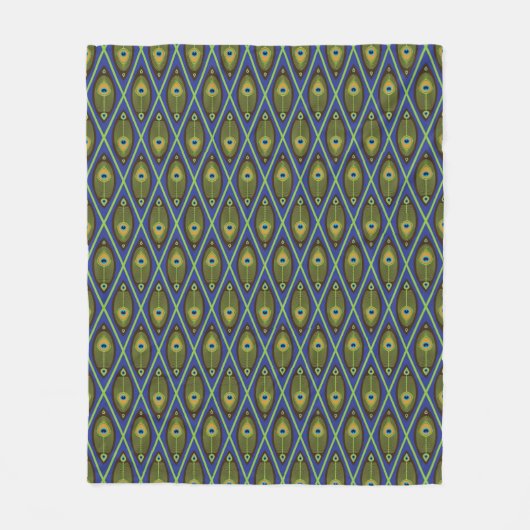 Couverture Polaire Motif asiatique (Devant)